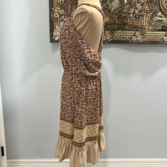 Jessica Simpson Boho Halter Top Floral Sun Dress. Size L - Picture 4 of 12